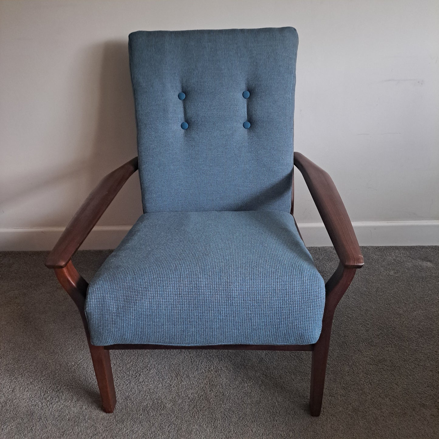 Mid-century teak armchair by Cintique
