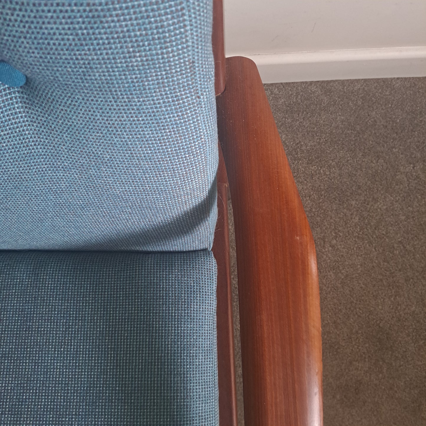 Mid-century teak armchair by Cintique