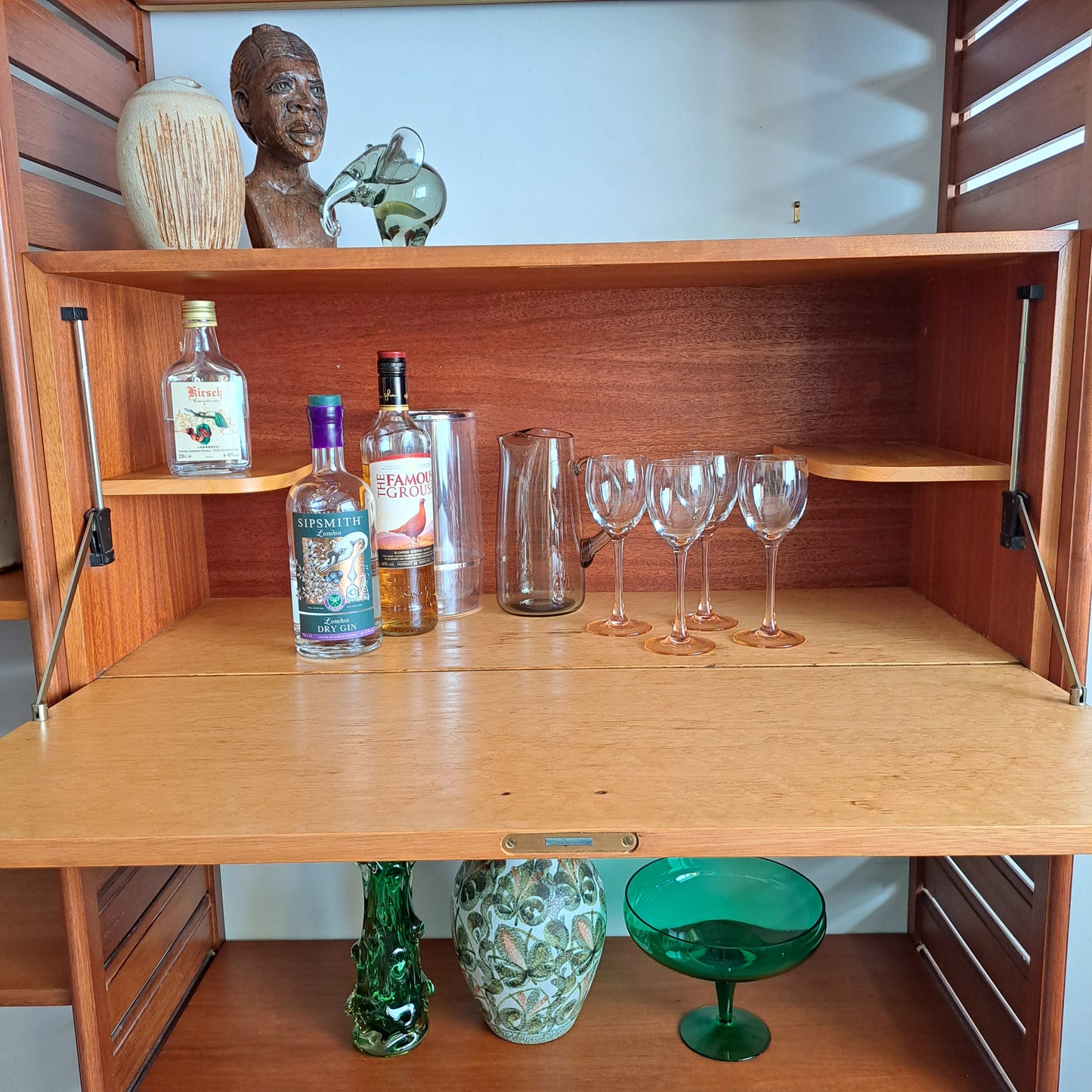 Ladderax for Staples - 2 Bay with Drinks Cabinet