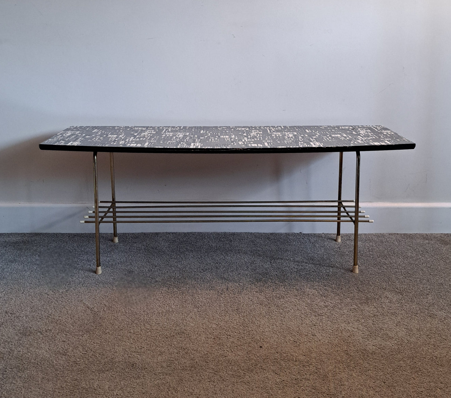 1950s Formica and Metal Coffee Table