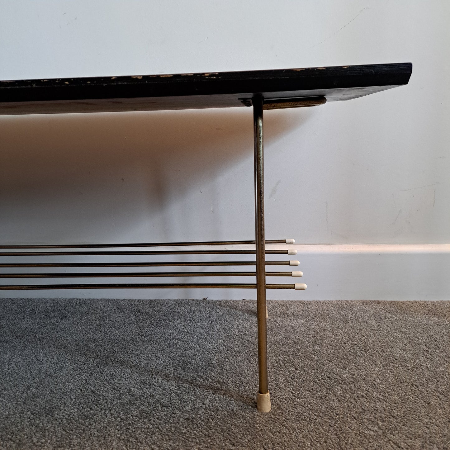 1950s Formica and Metal Coffee Table