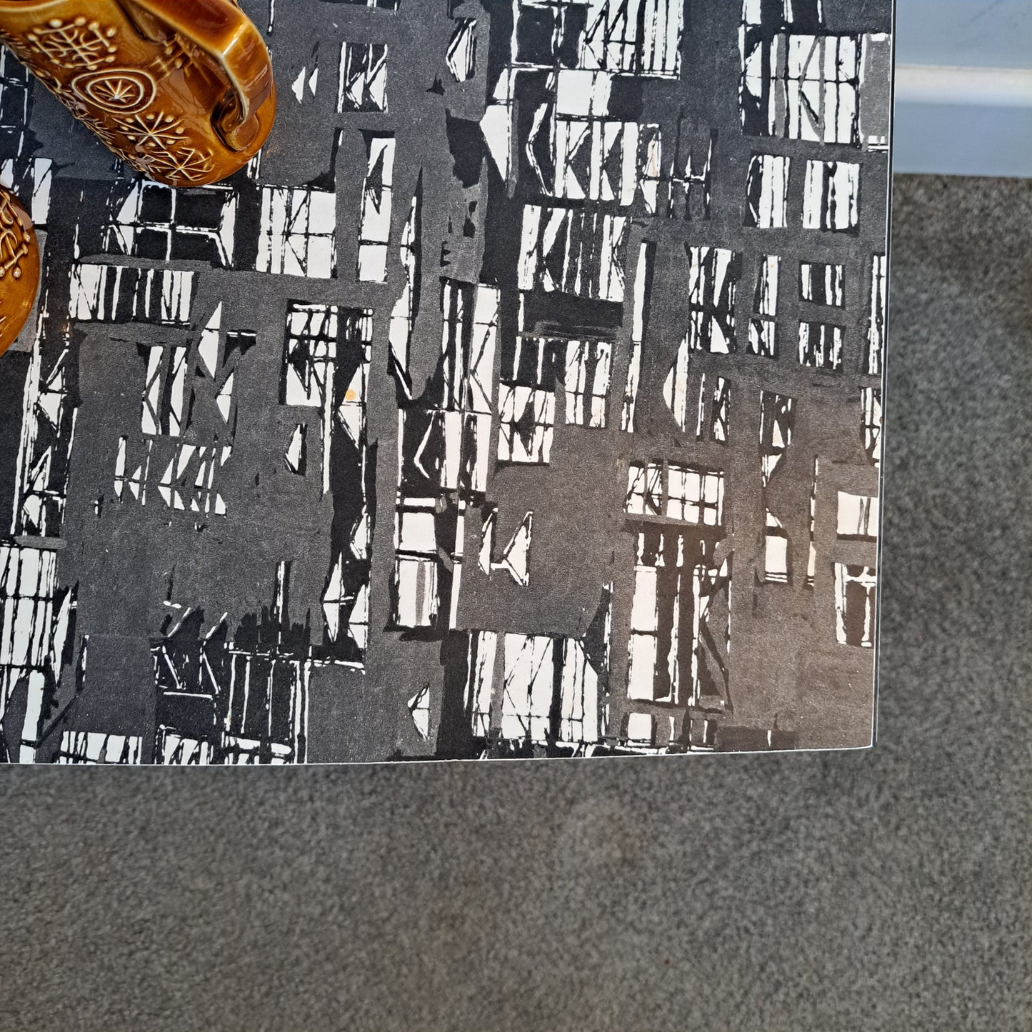 1950s Formica and Metal Coffee Table
