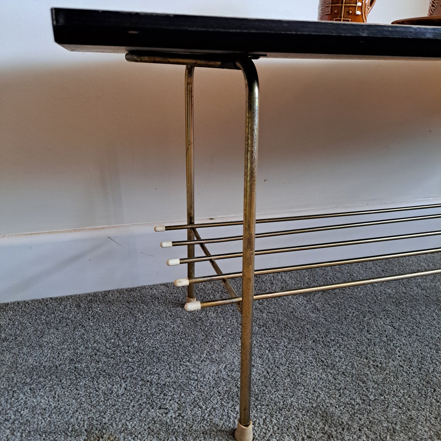 1950s Formica and Metal Coffee Table