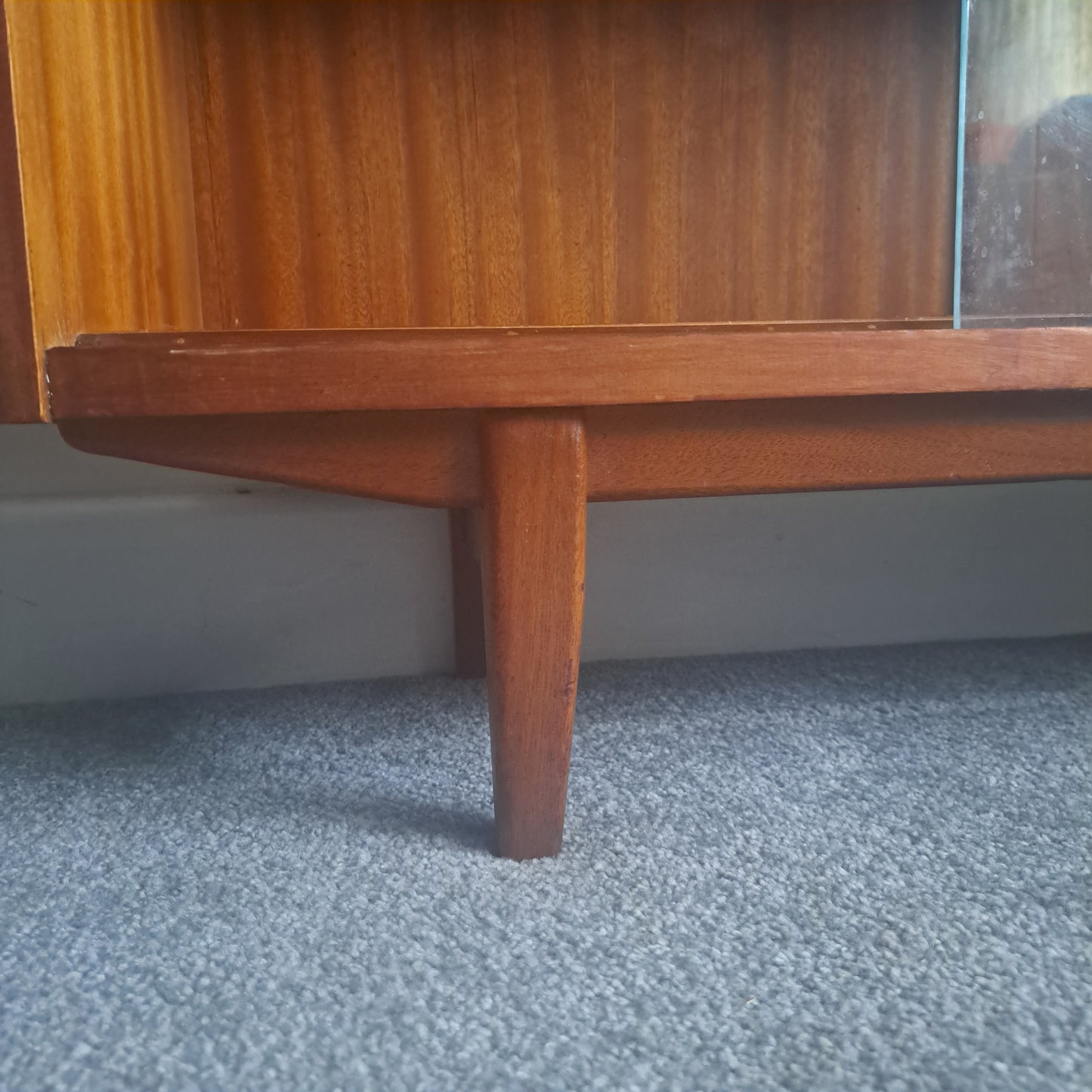 1960s Glass Fronted Bookcase