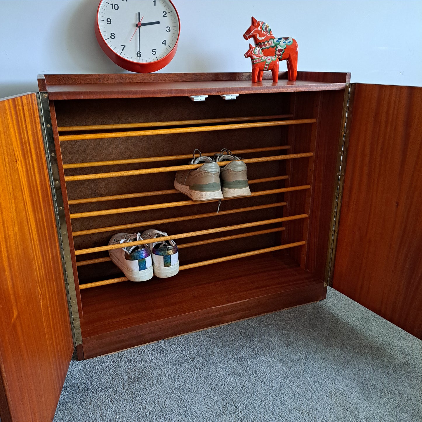 Mid-Century Shoe Storage Cupboard