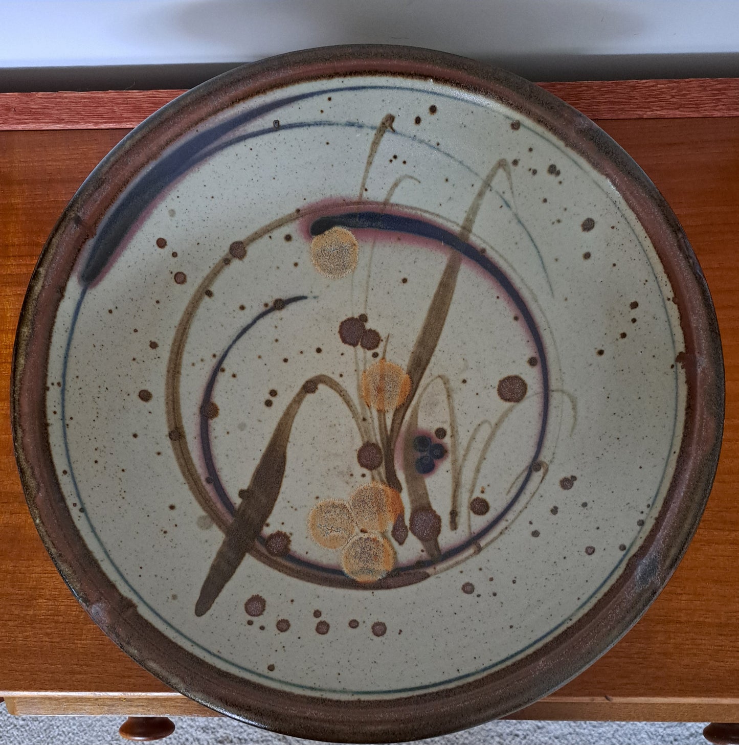 Sarn Pottery Charger by Oldrich Asenbryl