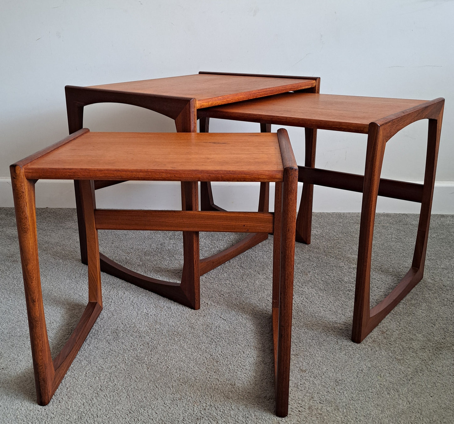 G Plan 'Quadrille' Nest of Tables 1970s
