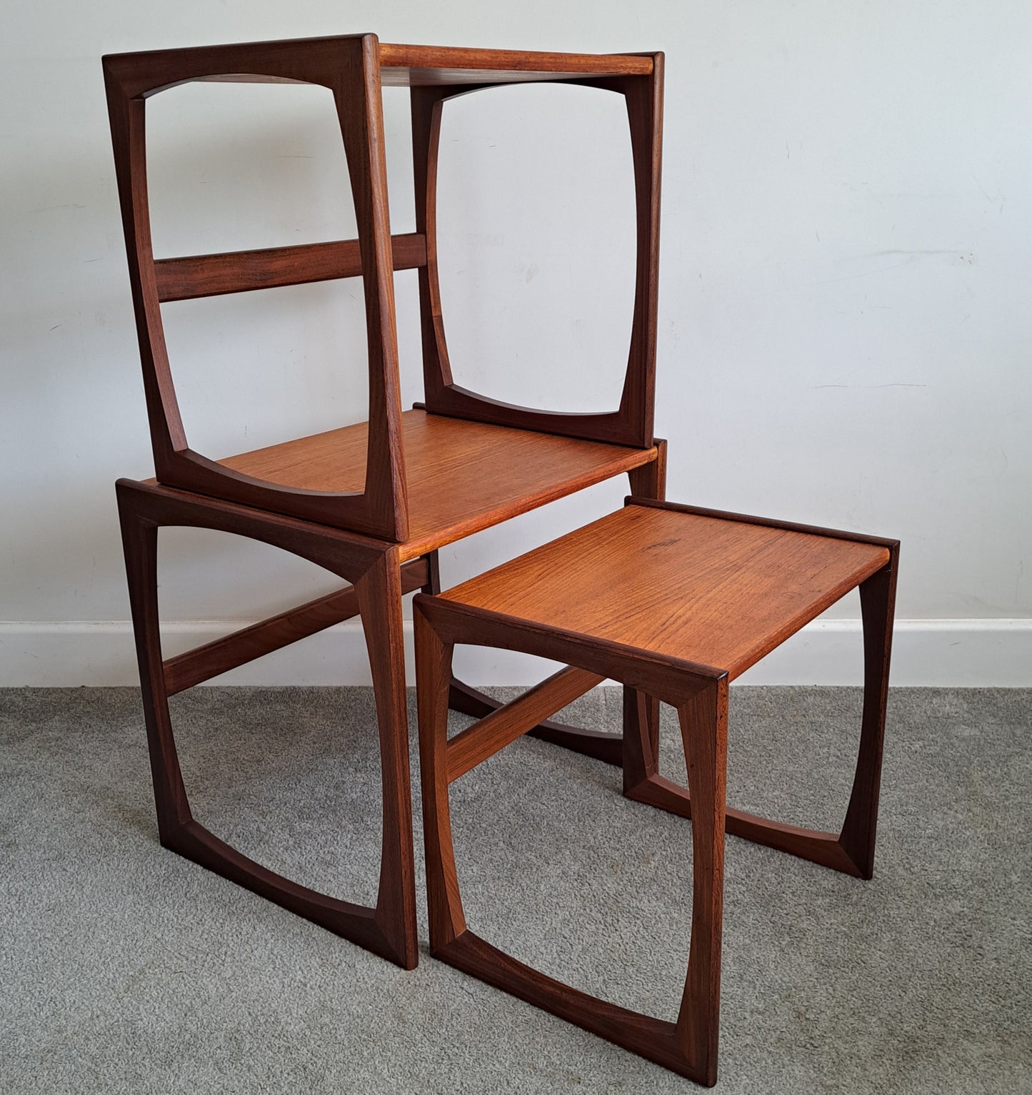 G Plan 'Quadrille' Nest of Tables 1970s