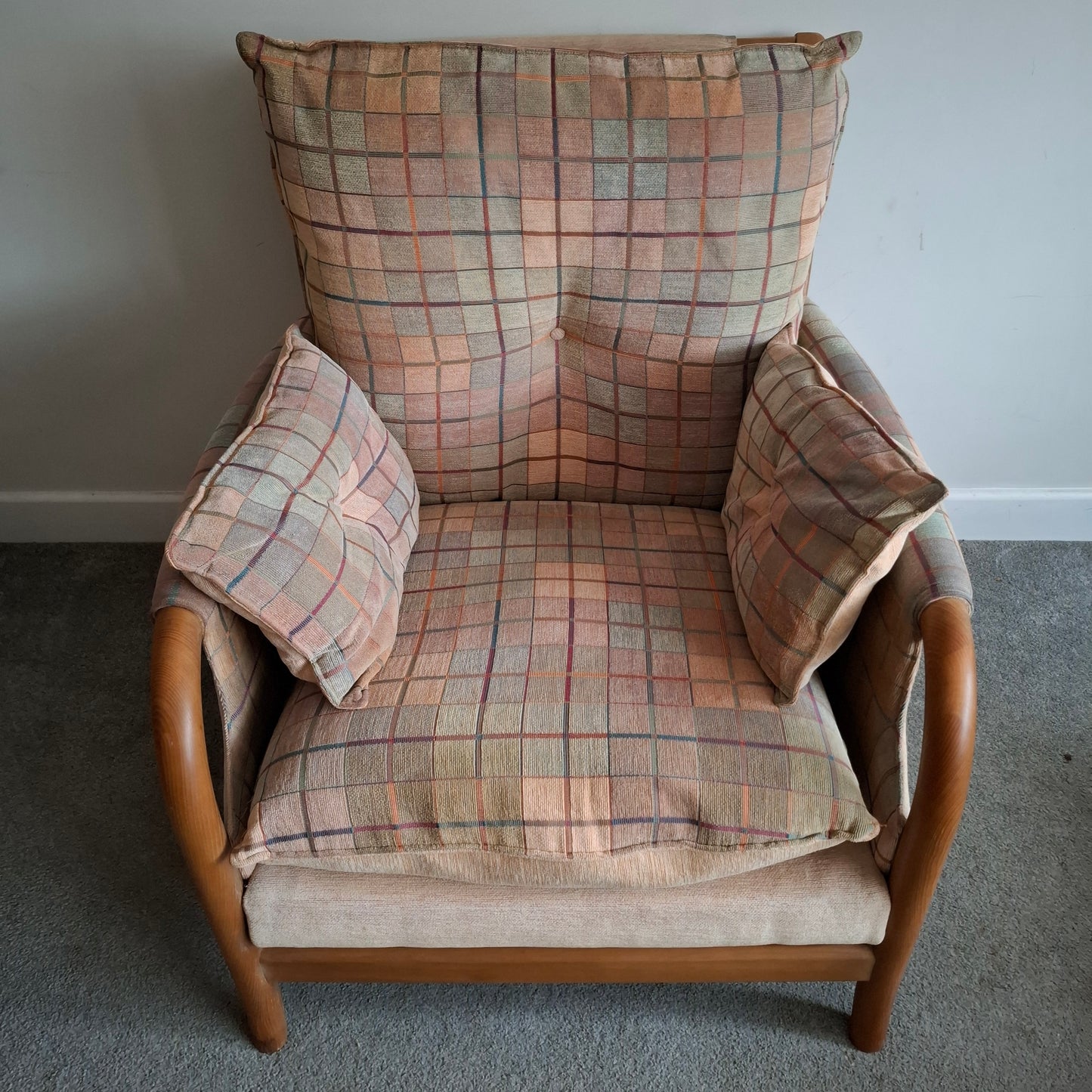 Large Bentwood Armchair by Cintique 1990s