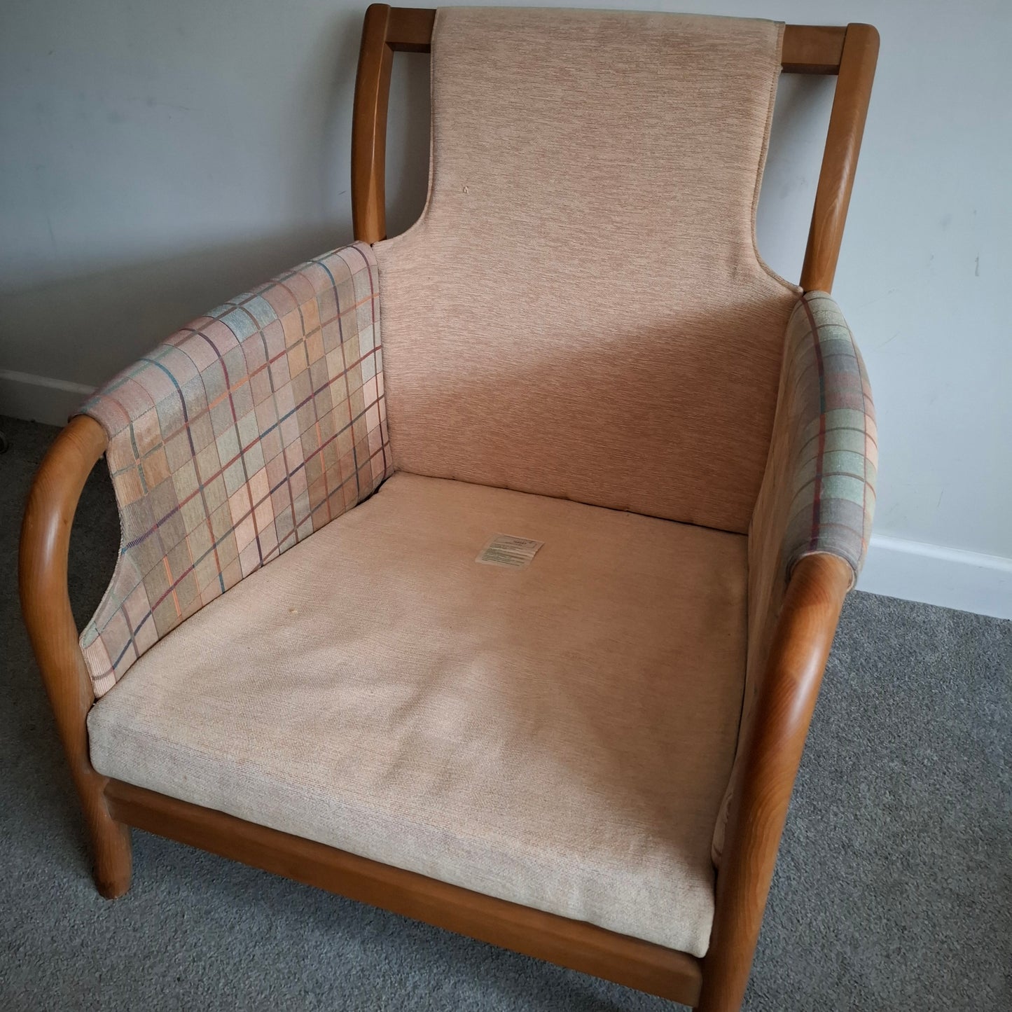 Large Bentwood Armchair by Cintique 1990s