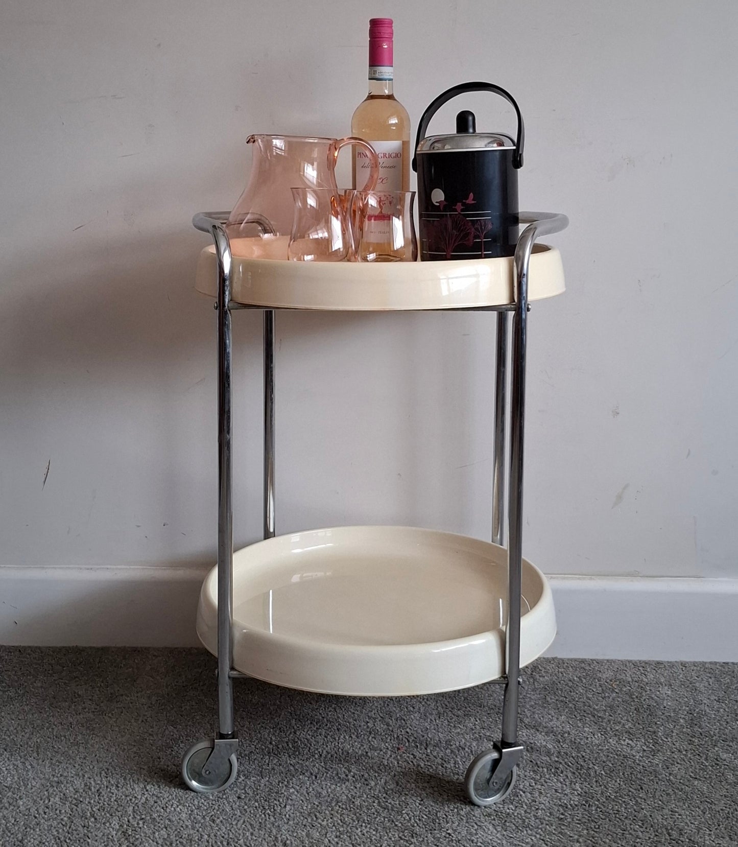 Plastic and Chrome Trolley - 1970s
