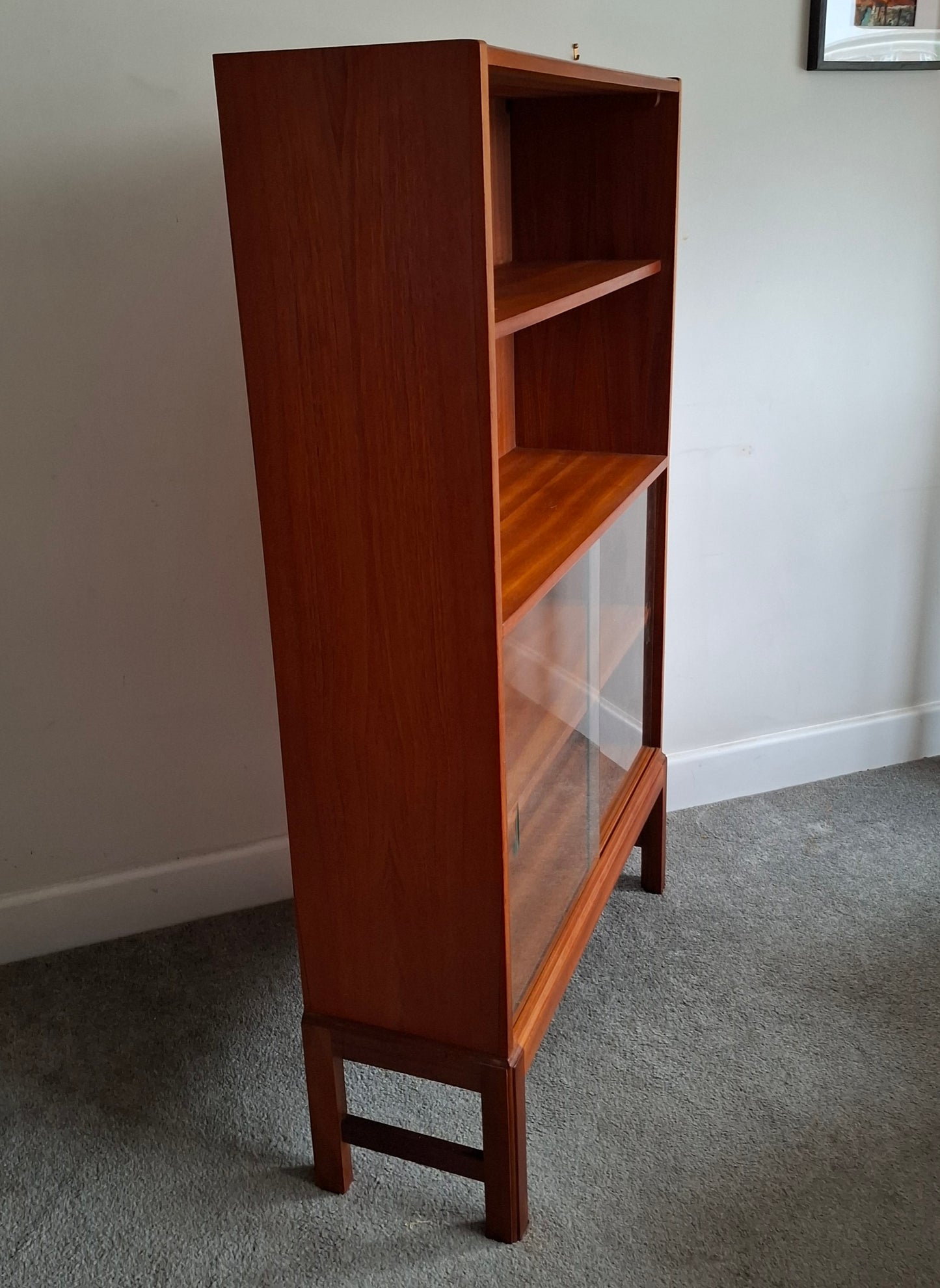 Bookcase with Glazed Doors by McIntosh 1970s
