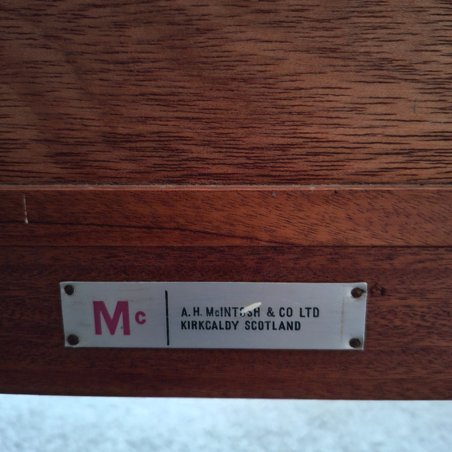 Bookcase with Glazed Doors by McIntosh 1970s