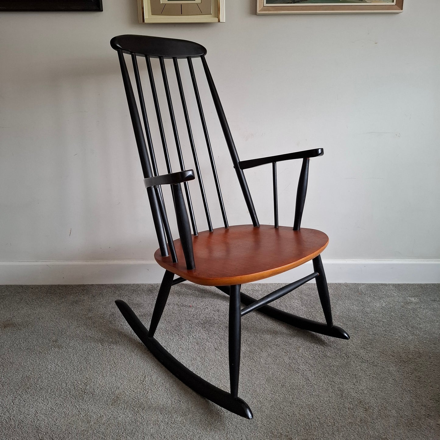 Mid-Century Rocking Chair by Roland Rainer