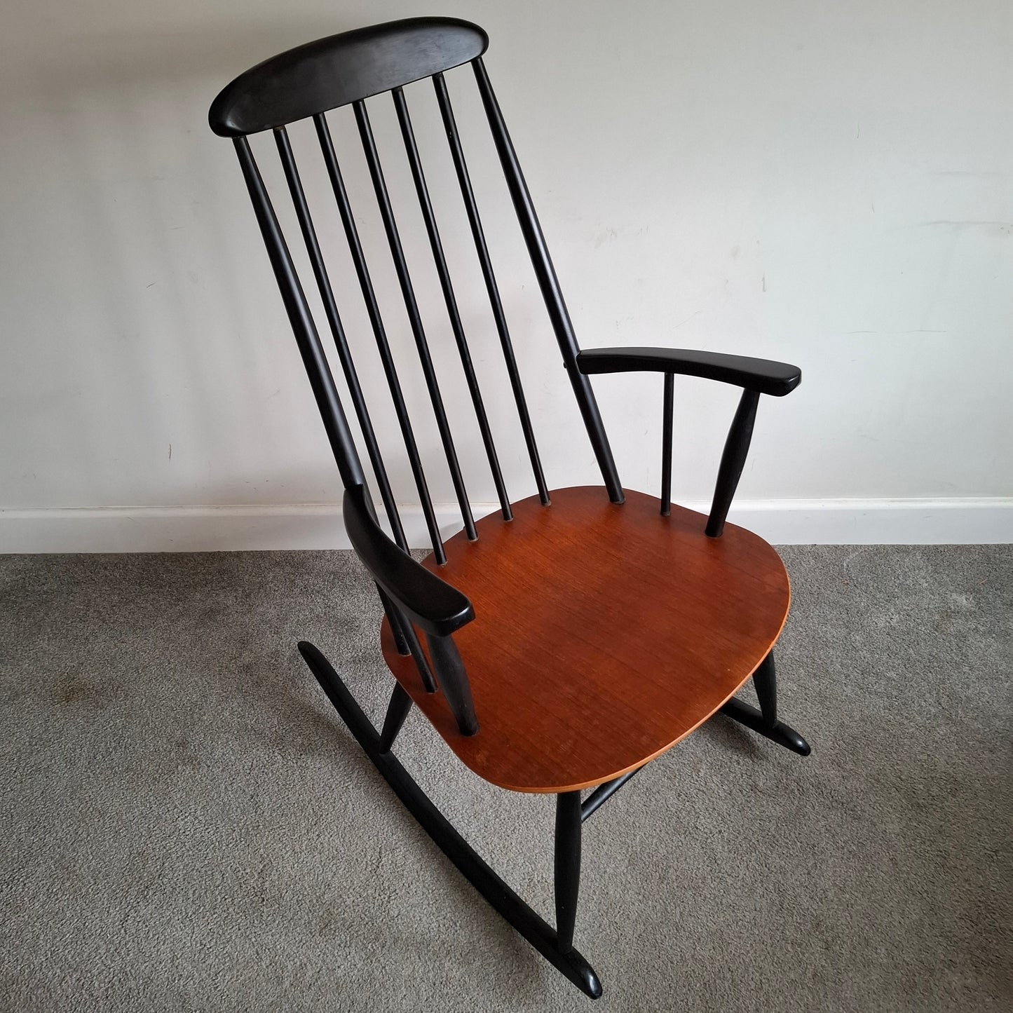 Mid-Century Rocking Chair by Roland Rainer