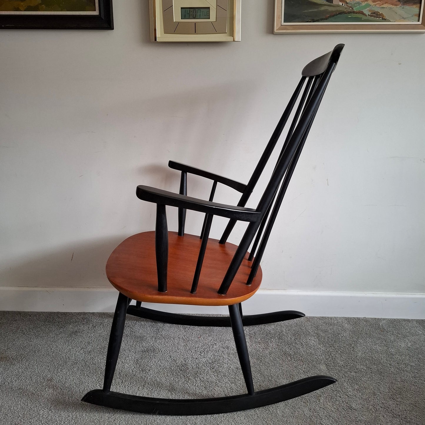 Mid-Century Rocking Chair by Roland Rainer