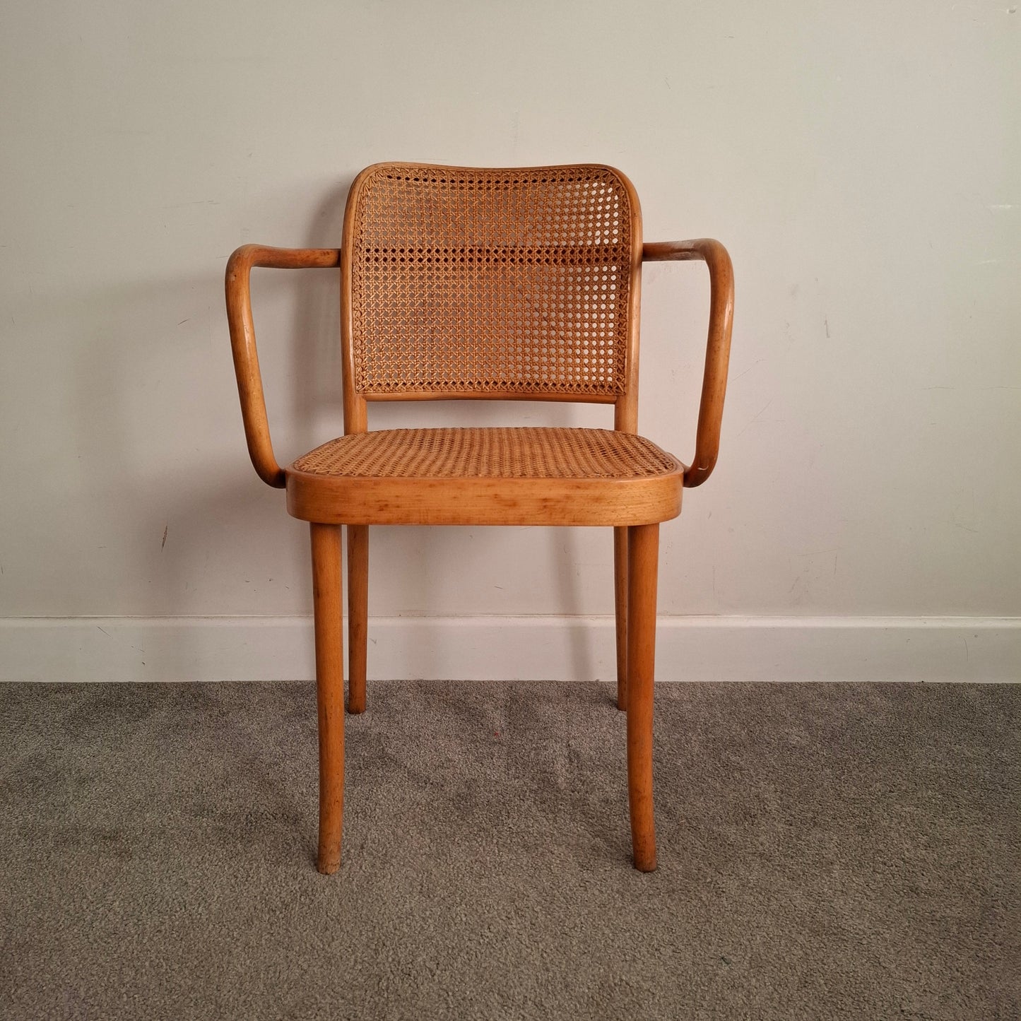 Vintage Thonet 811 F Style Chair designed by Josef Hoffmann in the 1930s