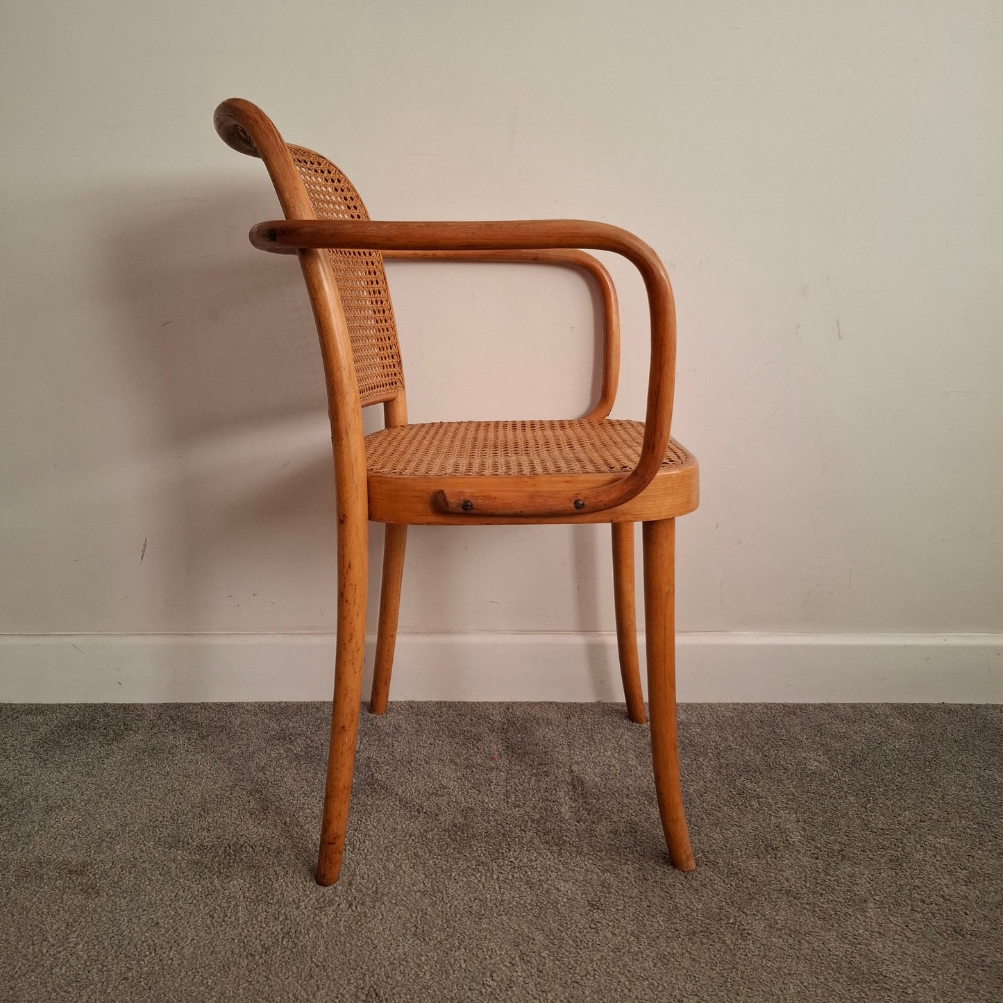 Vintage Thonet 811 F Style Chair designed by Josef Hoffmann in the 1930s