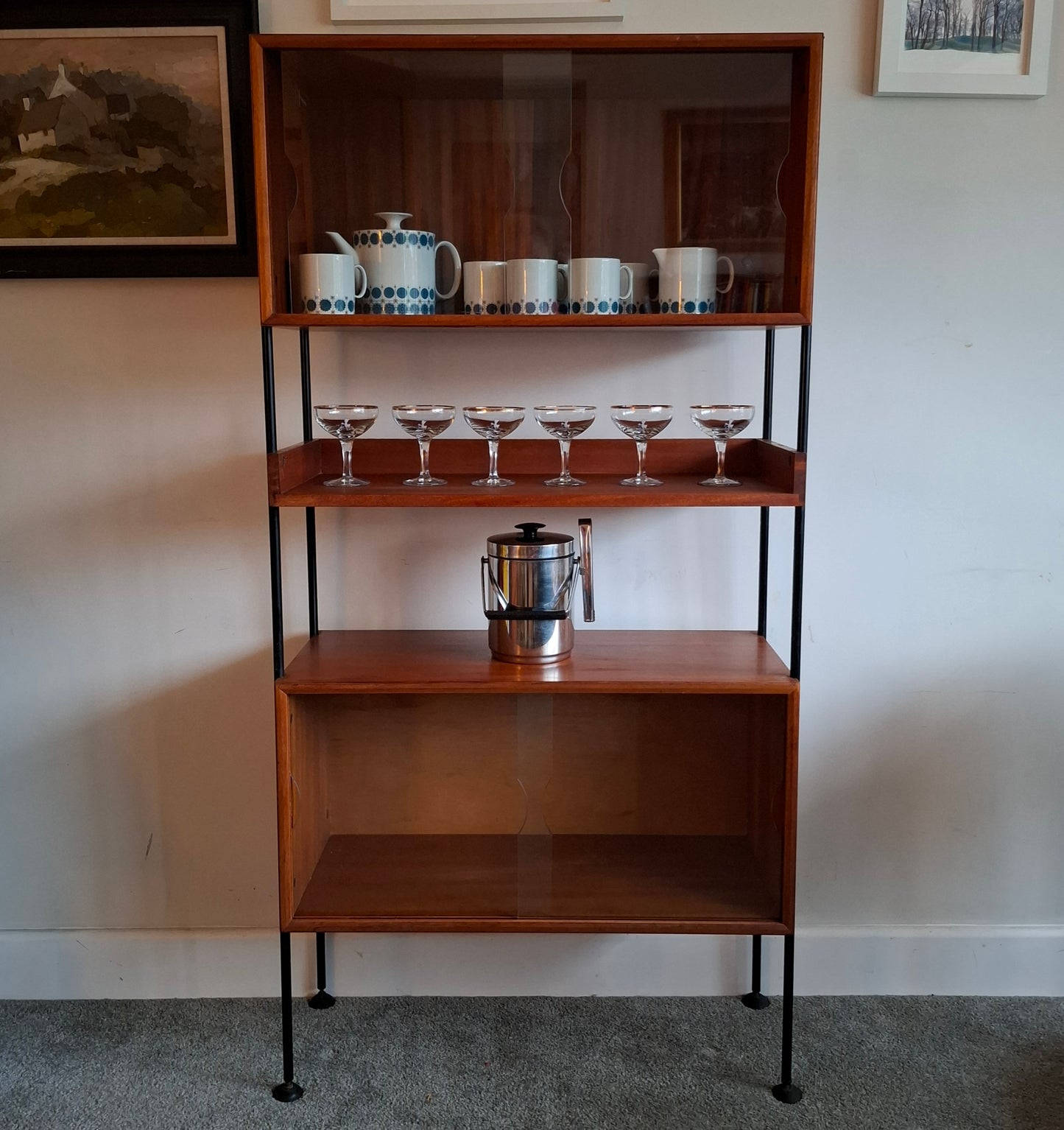 Mid-Century Compact Display Unit by Vanson 1960s