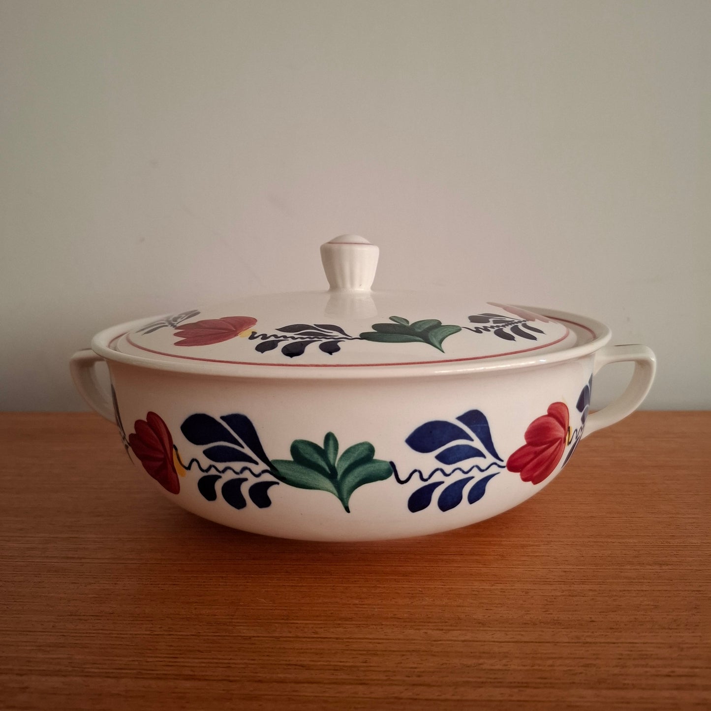 Royal Boch 'Boerenbont' Tureen with Lid 1980s