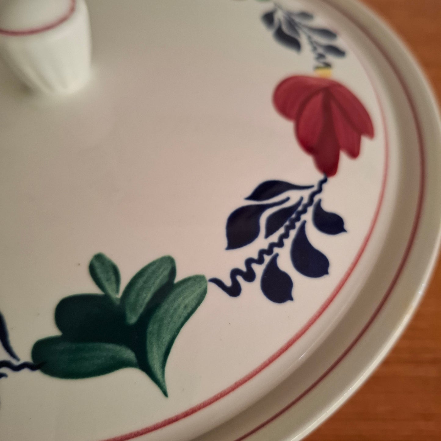 Royal Boch 'Boerenbont' Tureen with Lid 1980s