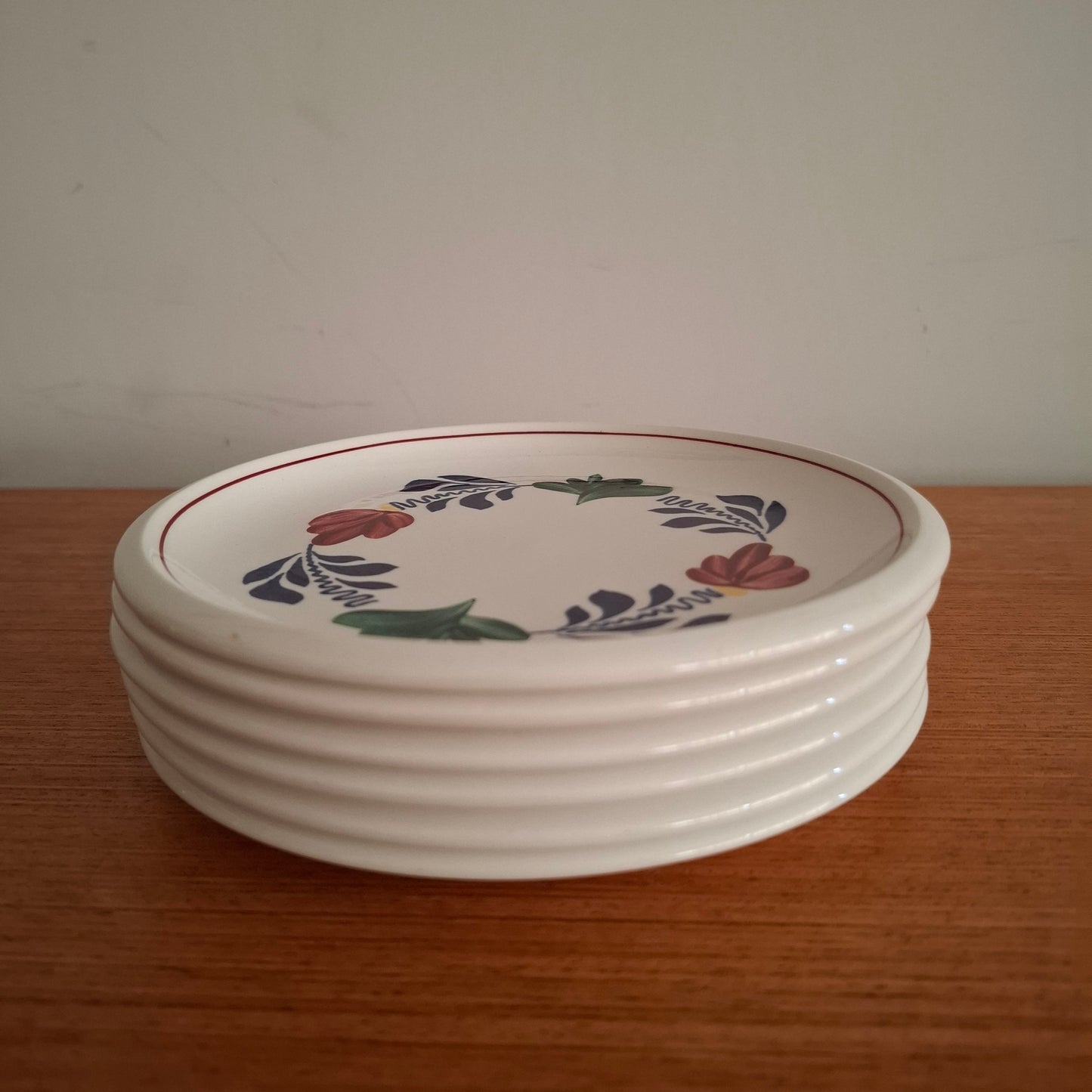 Royal Boch 'Boerenbont' Set of 6 Side Plates