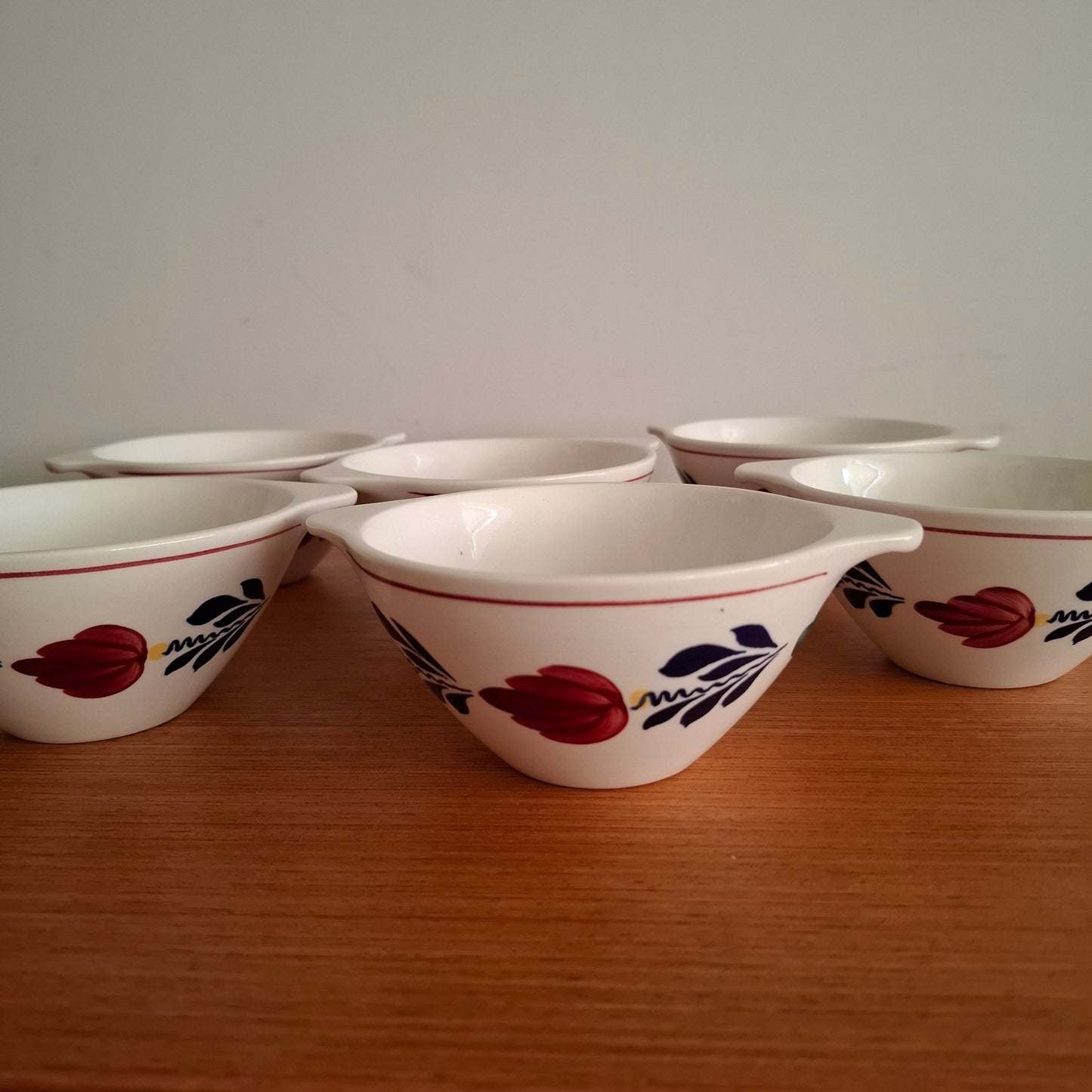 Royal Boch 'Boerenbont' Set of 6 Cereal Bowls