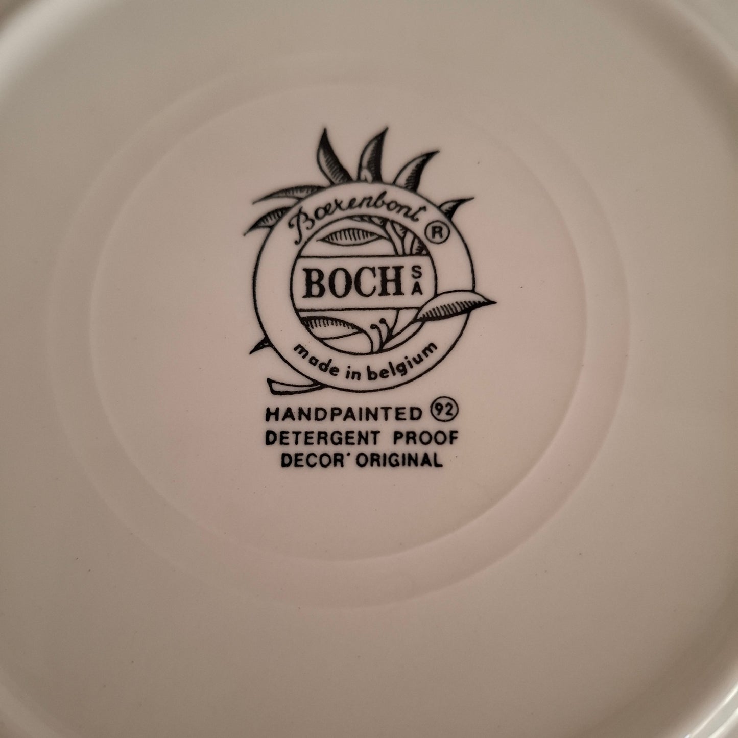 Royal Boch 'Boerenbont' Set of 6 Medium Shallow Bowls