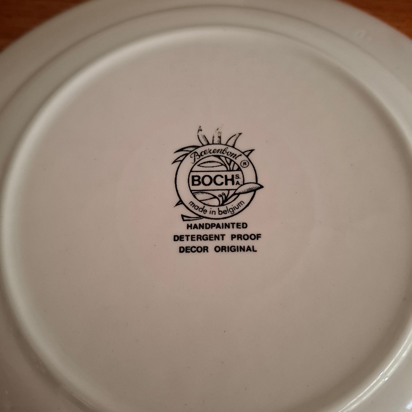 Royal Boch 'Boerenbont' Set of 6 Large Shallow Bowls