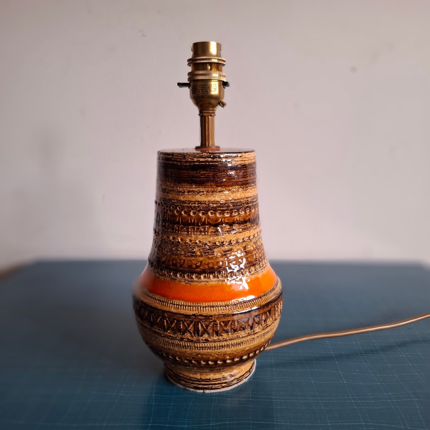 Mid-Century Table Lamp 'Sahara' by Aldo Londi for Bitossi