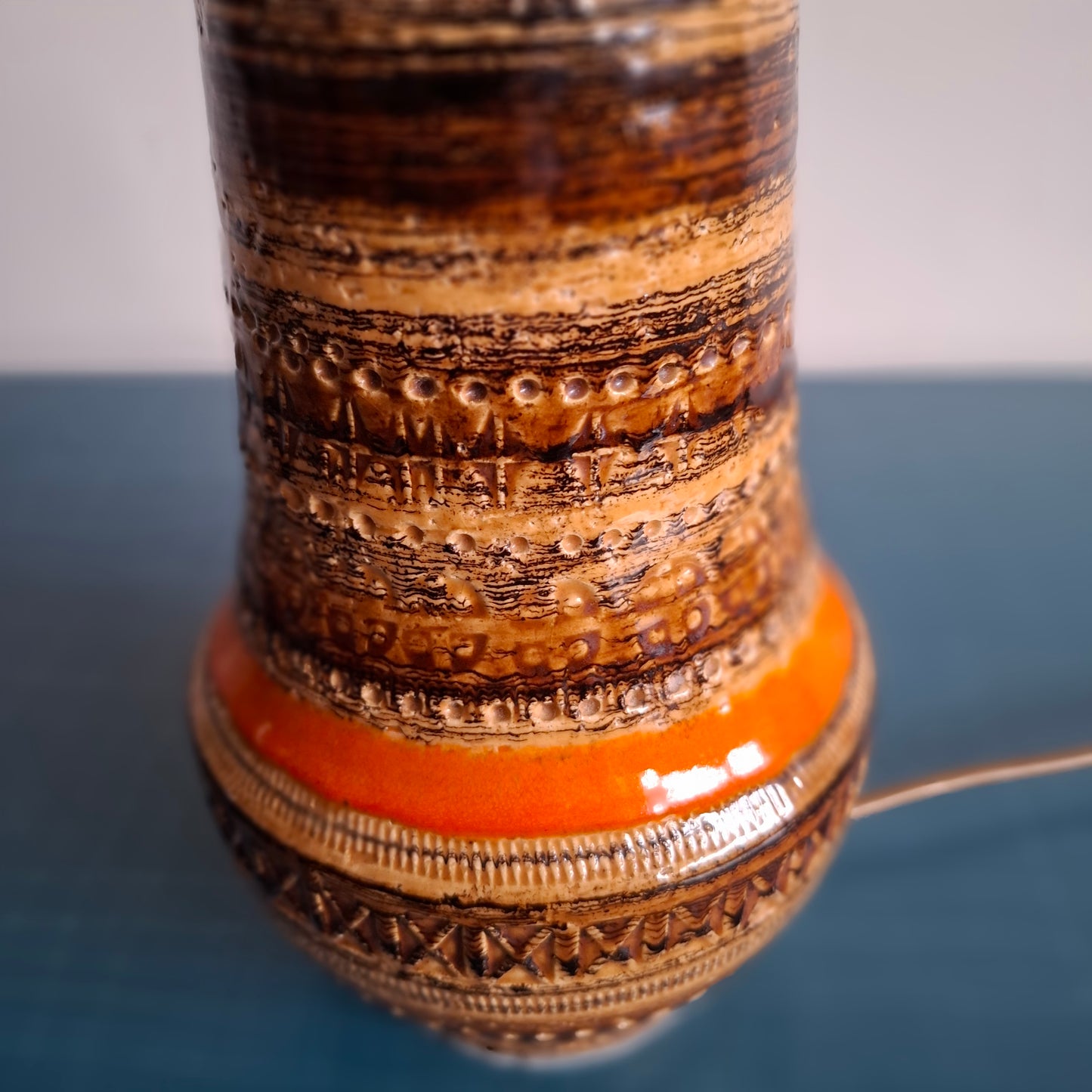 Mid-Century Table Lamp 'Sahara' by Aldo Londi for Bitossi
