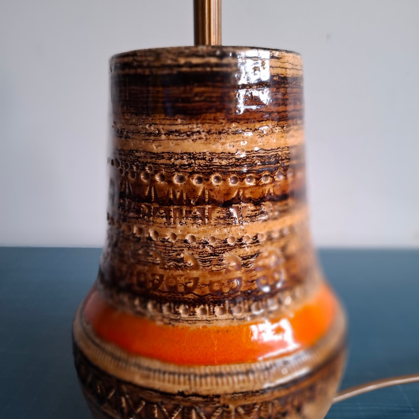 Mid-Century Table Lamp 'Sahara' by Aldo Londi for Bitossi