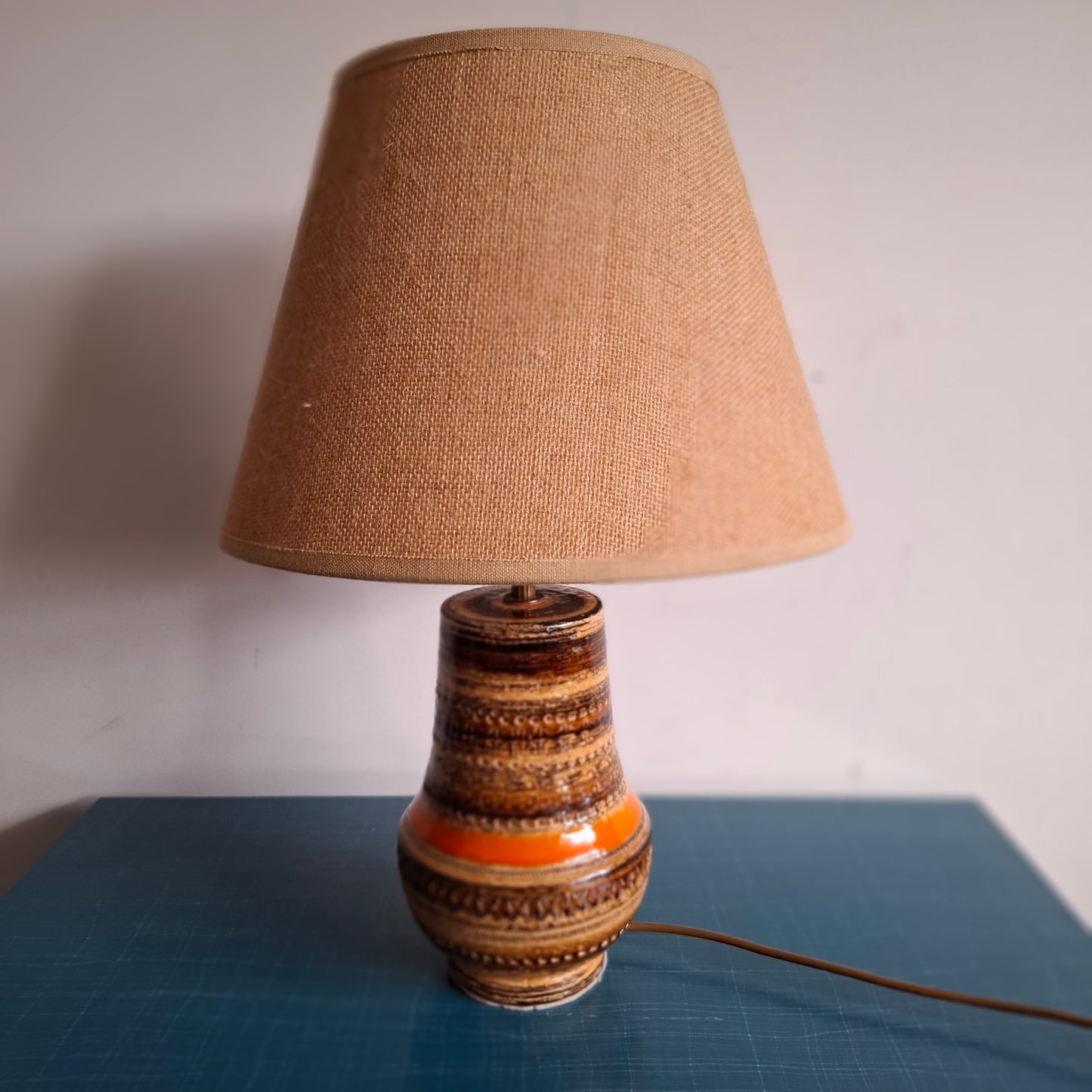 Mid-Century Table Lamp 'Sahara' by Aldo Londi for Bitossi