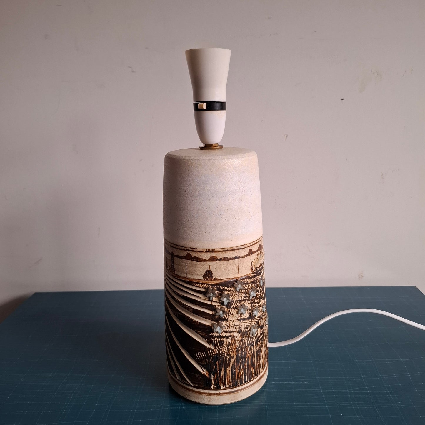 Gough Pottery Table Lamp and Vase