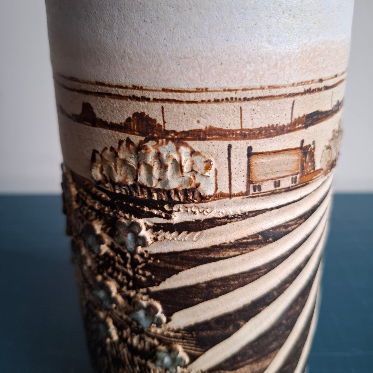 Gough Pottery Table Lamp and Vase