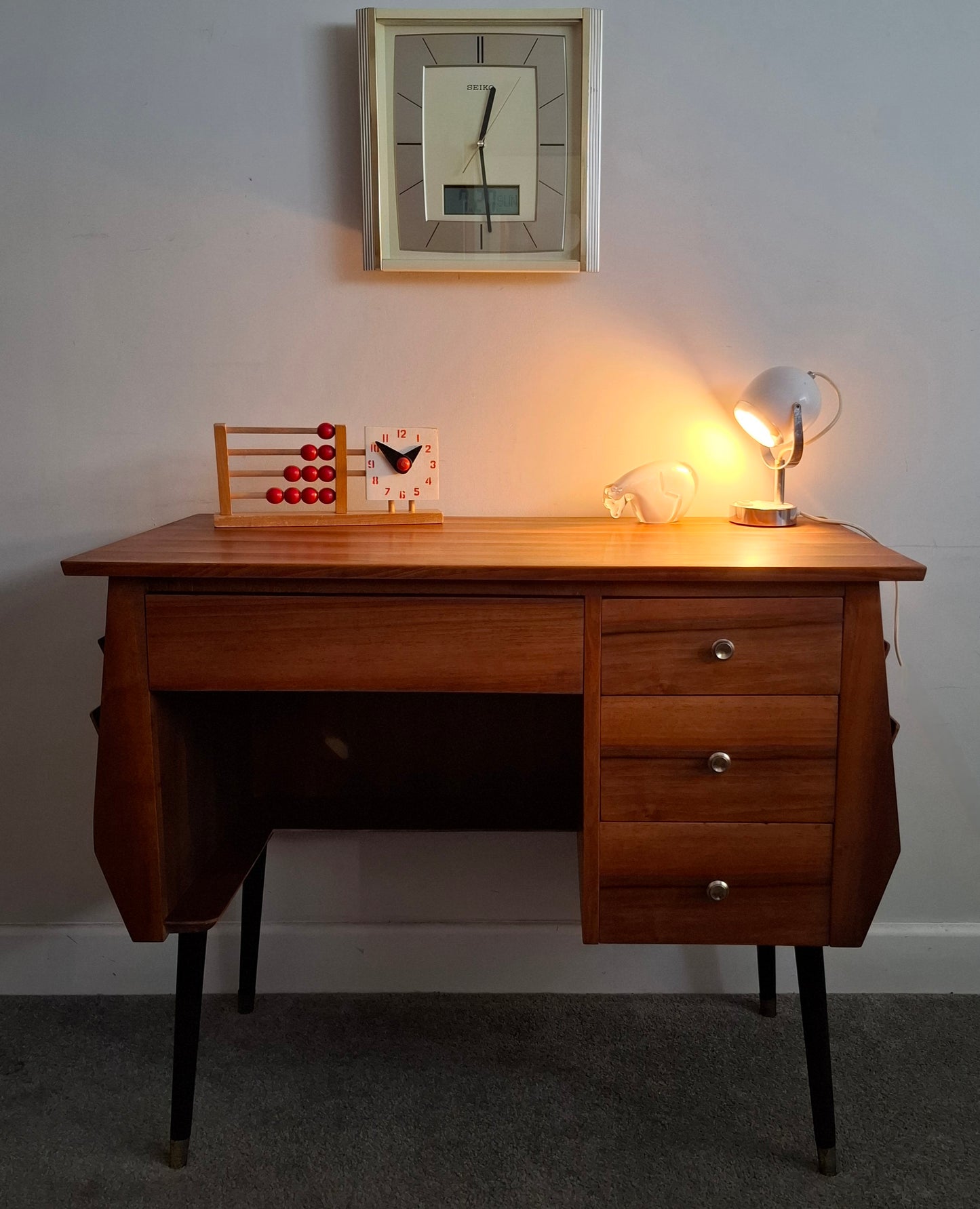 Mid-Century Compact Desk