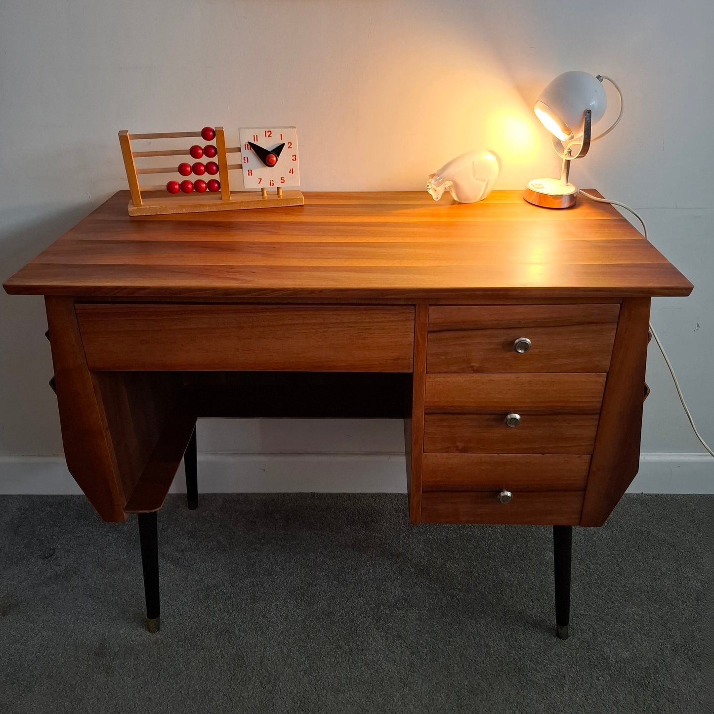 Mid-Century Compact Desk