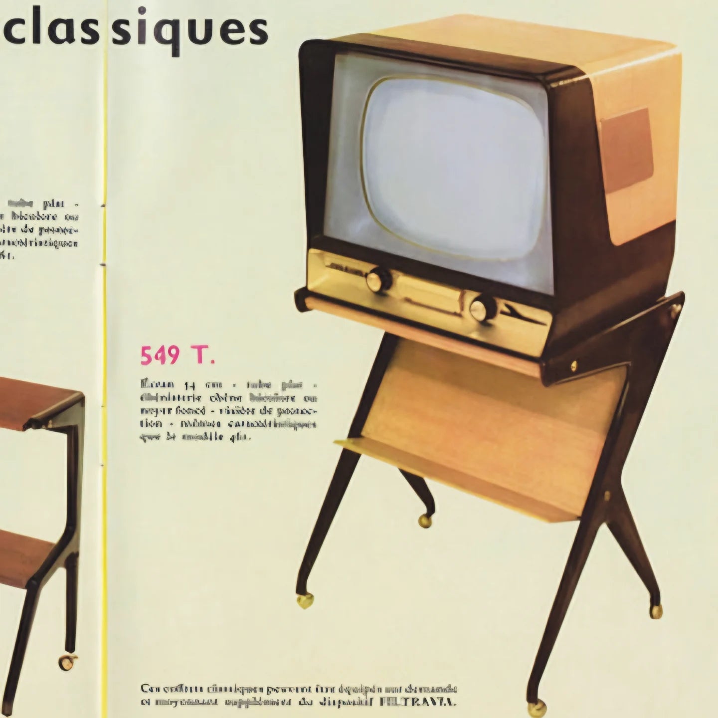 1950s TV/Media Stand by Carlo Sala