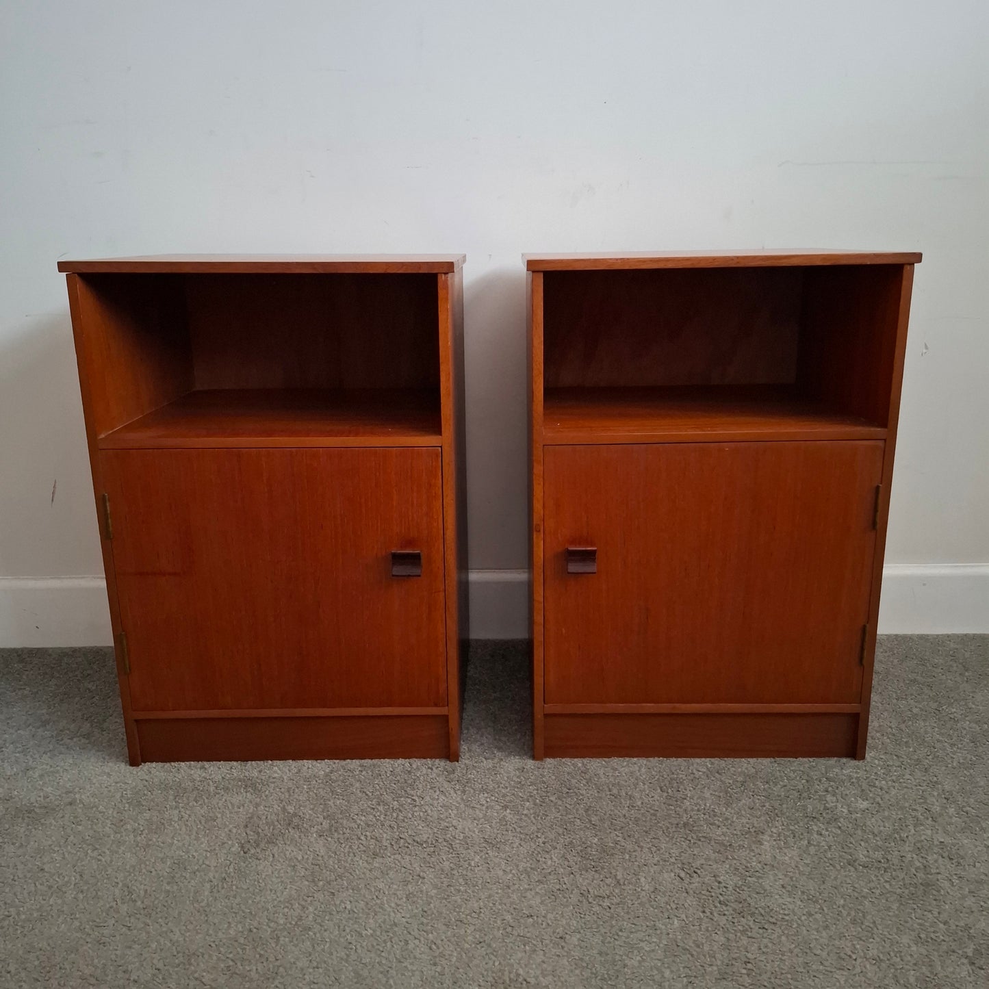 PAIR of Mid-Century Bedside Cabinets