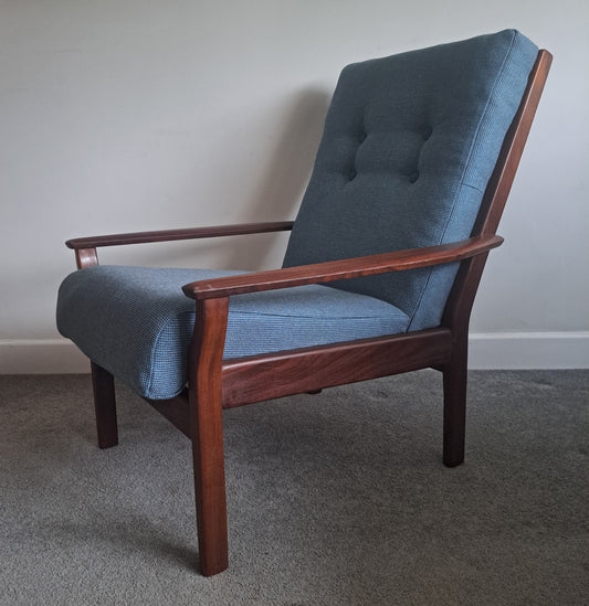 Mid-century teak armchair by Cintique