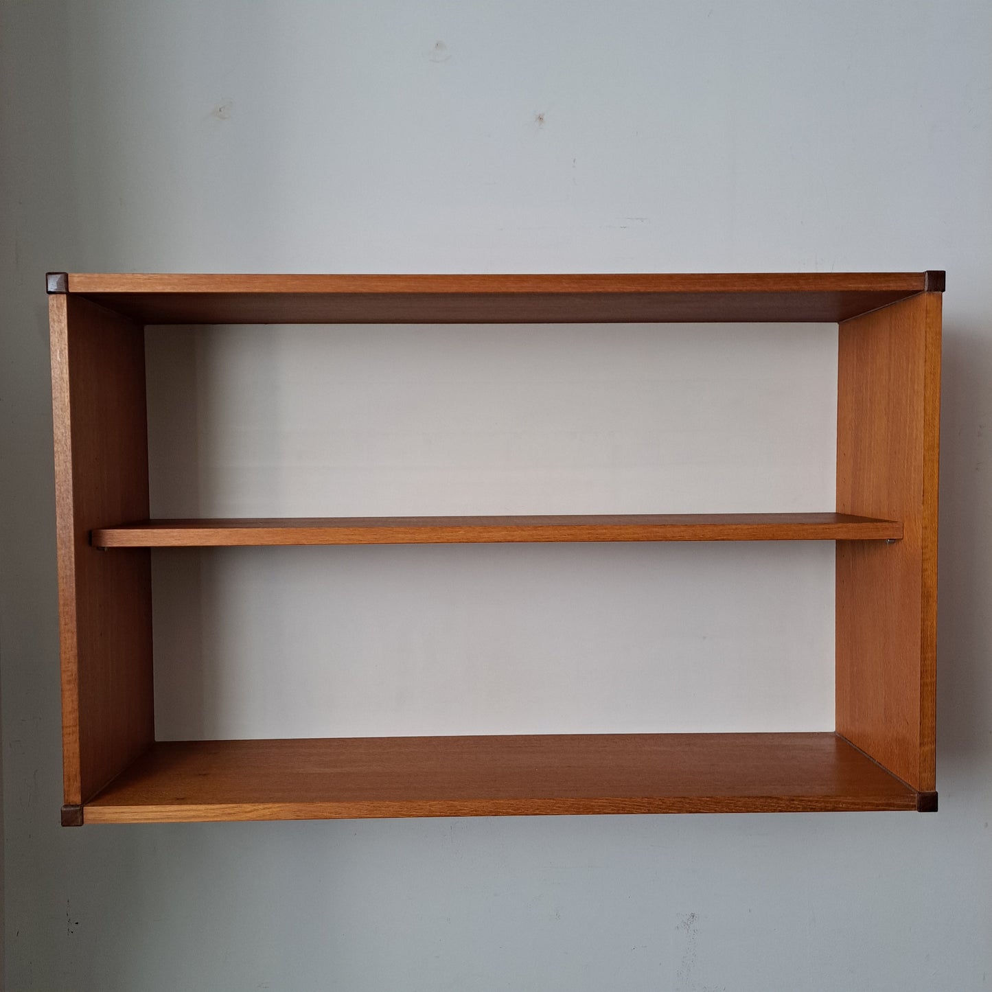 Beaver and Tapley SL Floating Wall System - Open Front Cabinet with Teak Shelf