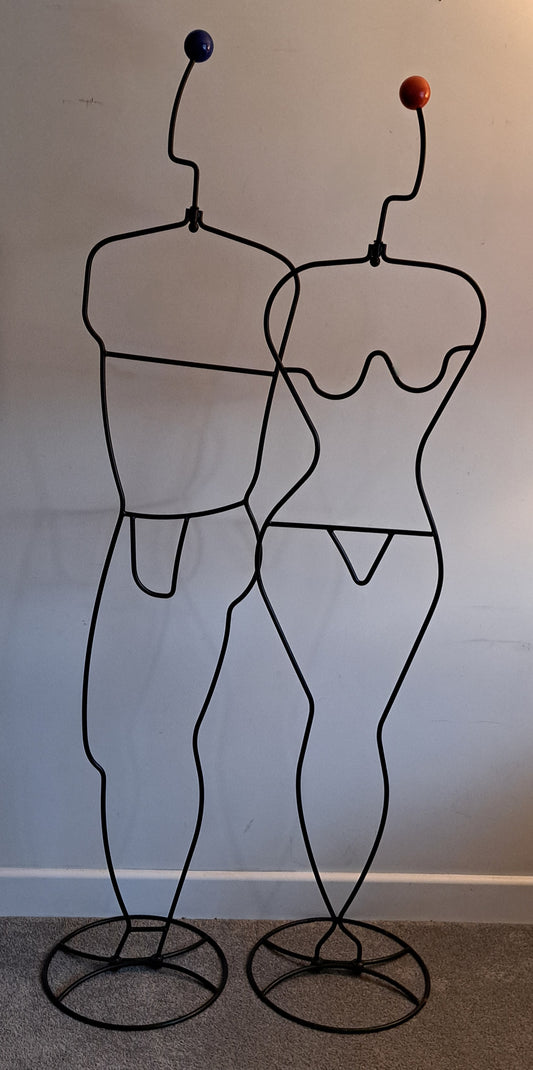 Pair of 1980s Bedroom Mannequins from IKEA