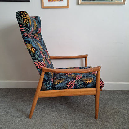 Mid-Century Teak Armchair by Cintique