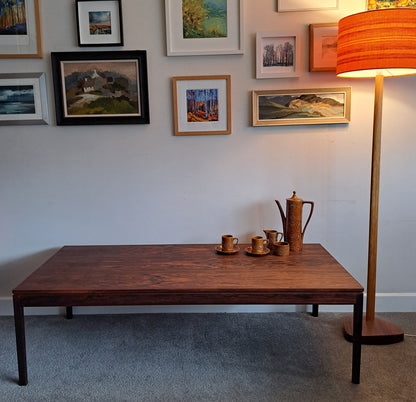 Mid-Century Rosewood Coffee Table by PS Heggan of Norway