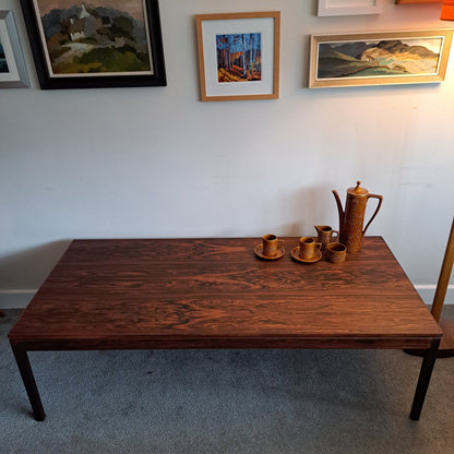 Mid-Century Rosewood Coffee Table by PS Heggan of Norway