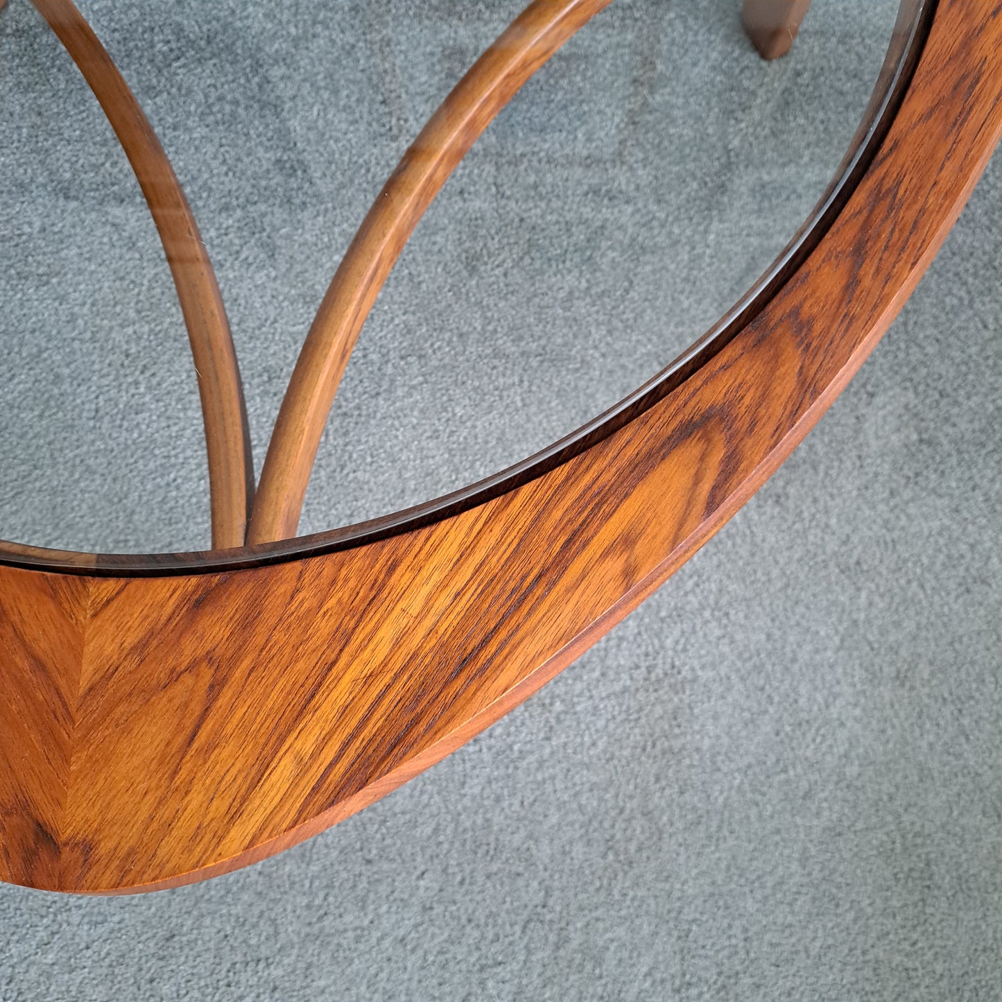 Mid-Century Teak and Glass Coffee Table by Nathan