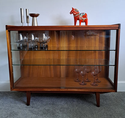 1960s Glass Fronted Display Cabinet