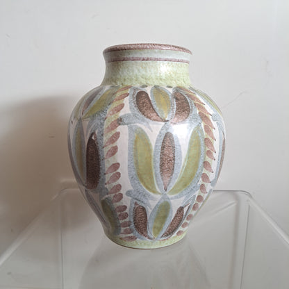 Abstract design vase by Glyn Colledge for Denby 1962