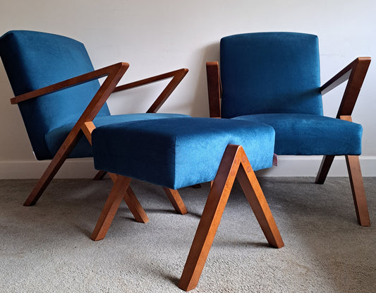 Retro 'Zet' Chairs by Sternzeit Designs