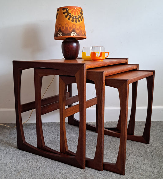 G Plan 'Quadrille' Nest of Tables 1970s